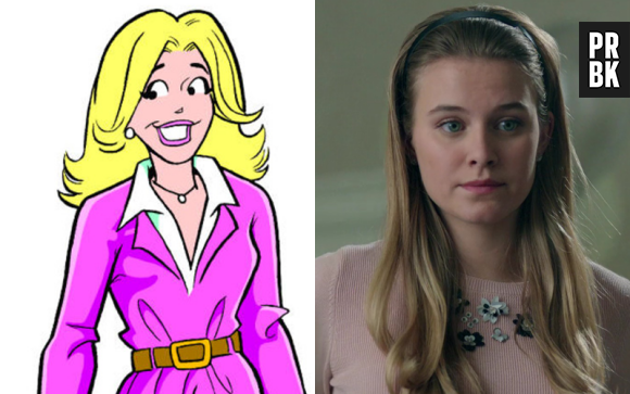 Polly Cooper (Tiera Skovbye) dans les comics et dans Riverdale