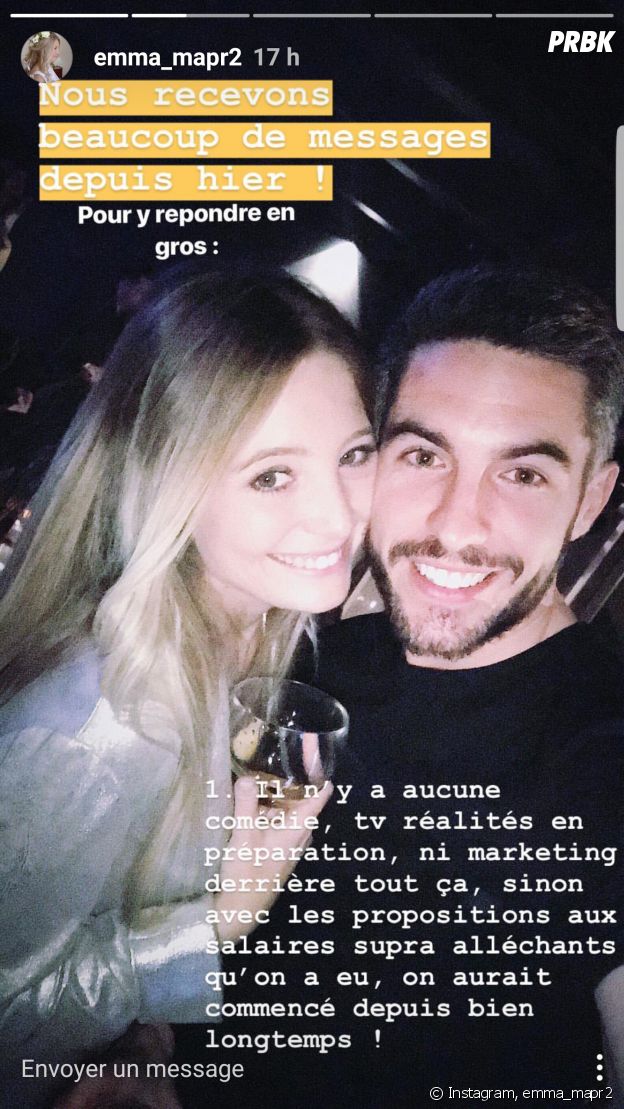 Emma (Mariés au premier regard) et Florian séparés pour le buzz et la TV réalité ? Elle répond