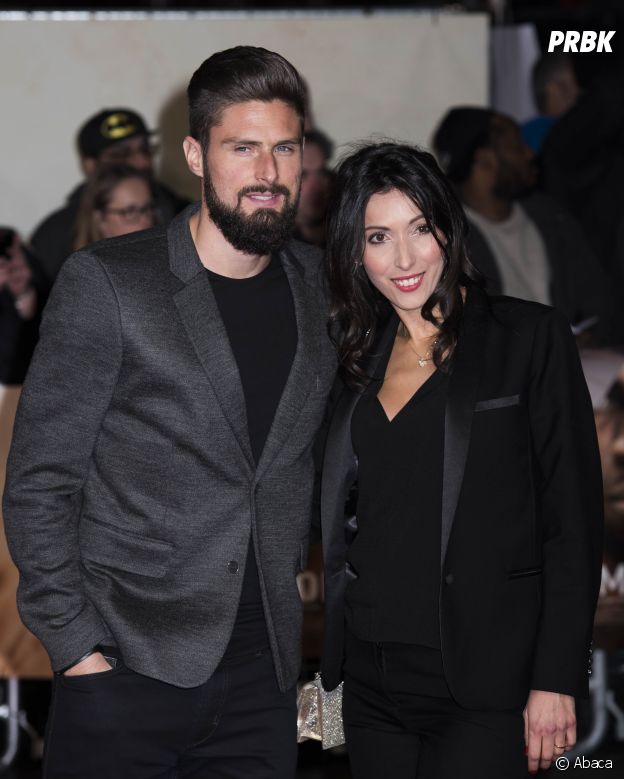 Olivier Giroud et sa femme Jennifer