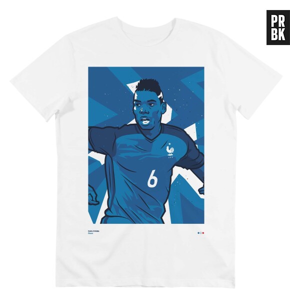 T shirt Paul Pogba en équipe de France