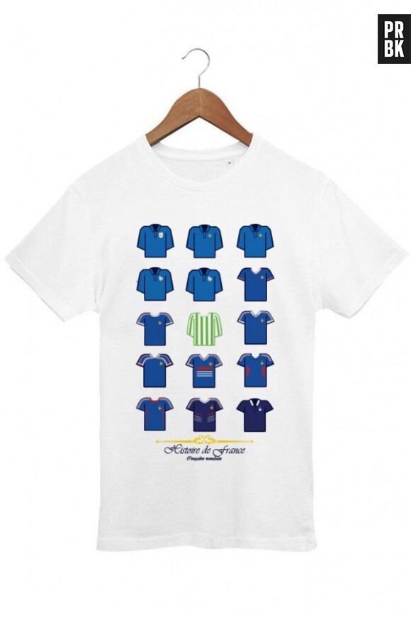 T shirt Histoire maillots équipe de France