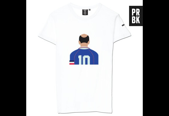 T shirt Zinedine Zidane France 98