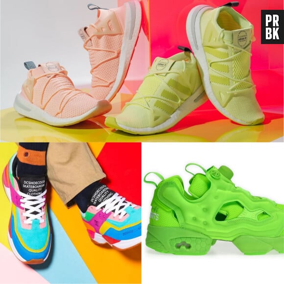 Été 2018 : notre sélection de sneakers colorées à shopper pour se la péter !