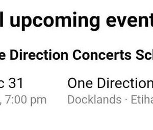 One Direction en concert en 2020 en Australie ?