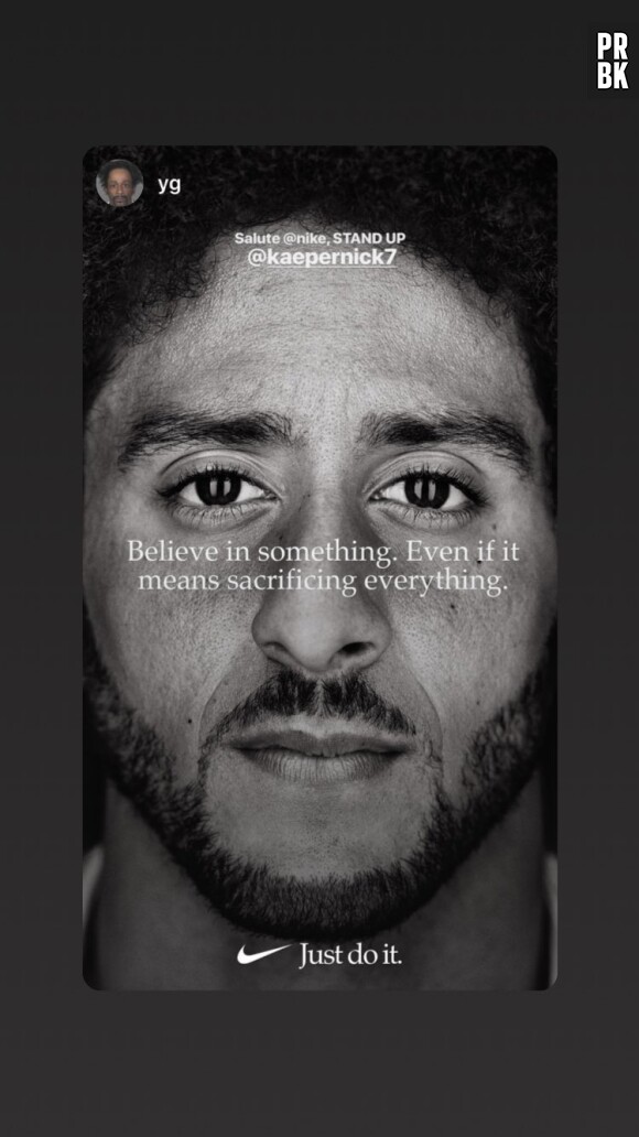 Nike recrute Colin Kaepernick, le footballeur américain boycotté par la NFL : des célébrités le félicitent et affichent leur soutien !