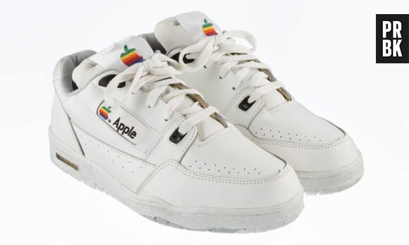 Les possibles futures sneakers Apple x Versace rappellent celles créées par adidas dans les années 1990.