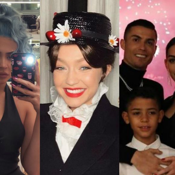 Kylie Jenner, Gigi Hadid, Cristiano Ronaldo... Les looks des stars au nouvel an
