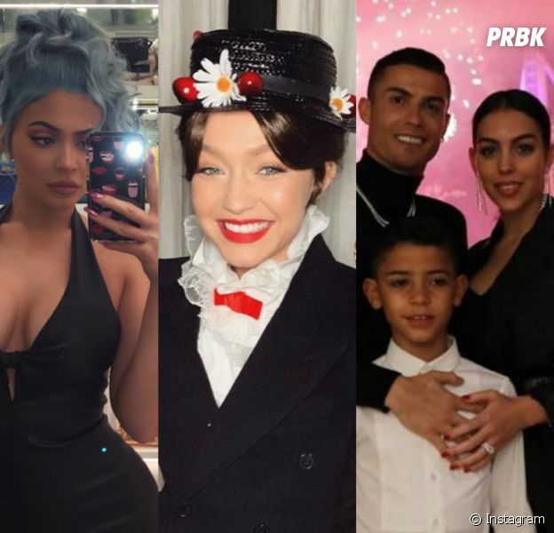 Kylie Jenner, Gigi Hadid, Cristiano Ronaldo... Les looks des stars au nouvel an