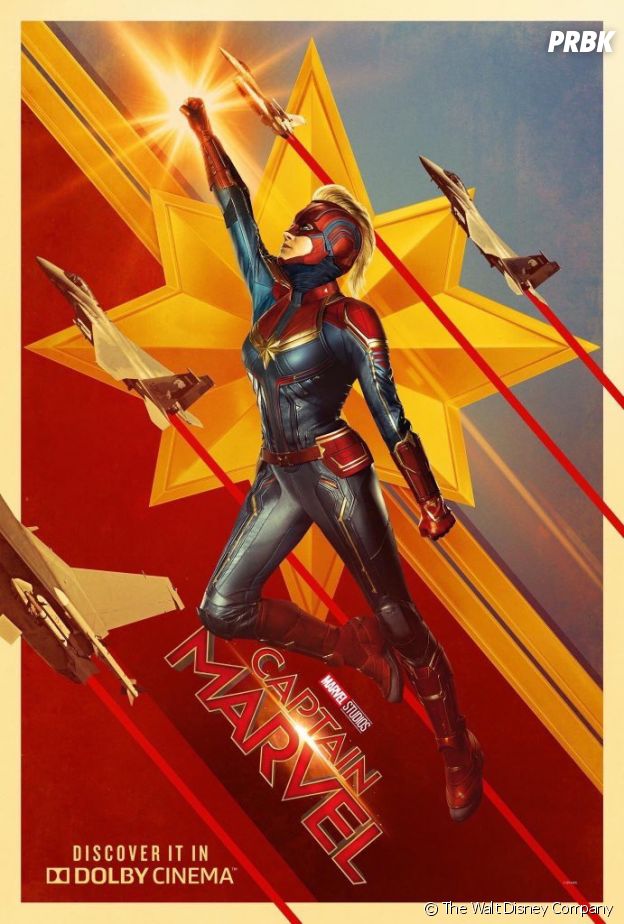 Captain Marvel : les affiches du film avec Brie Larson