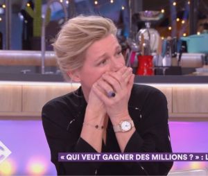 Qui veut gagner des millions : Anne-Elisabeth Lemoine spoile son gain dans l'émission dans C à vous le 17 janvier 2019