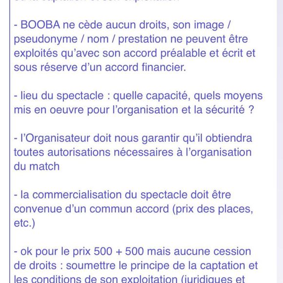 Booba refuse le combat contre Kaaris selon les termes de son contrat : il s'explique et donne ses modifications.