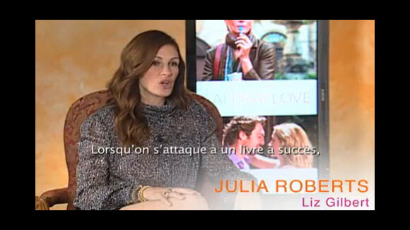 Mange, Prie, Aime ... Julia Roberts et Javier Bardem en interview