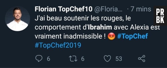 Top Chef 2019 : le comportement d'Ibrahim Karbach choque Florian Barbarot