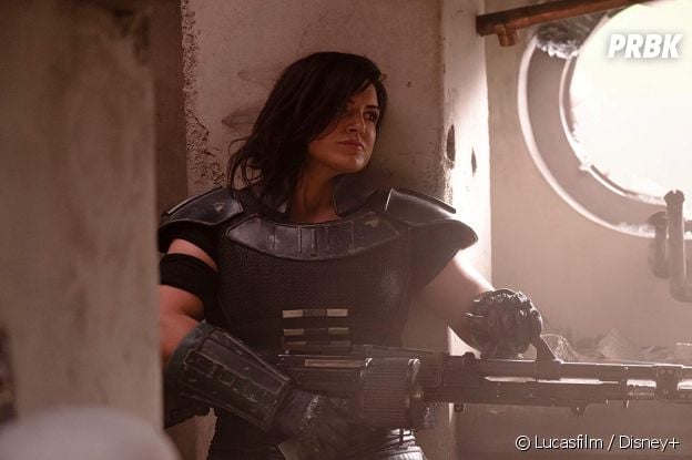 The Mandalorian : Gina Carano sur une photo de la série