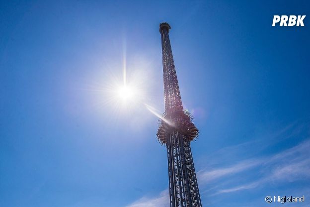 L'attraction Le Donjon de l'extrême à Nigloland