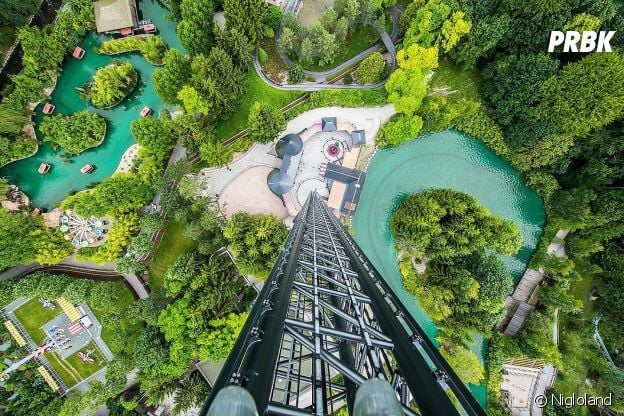 L'attraction Le Donjon de l'extrême à Nigloland