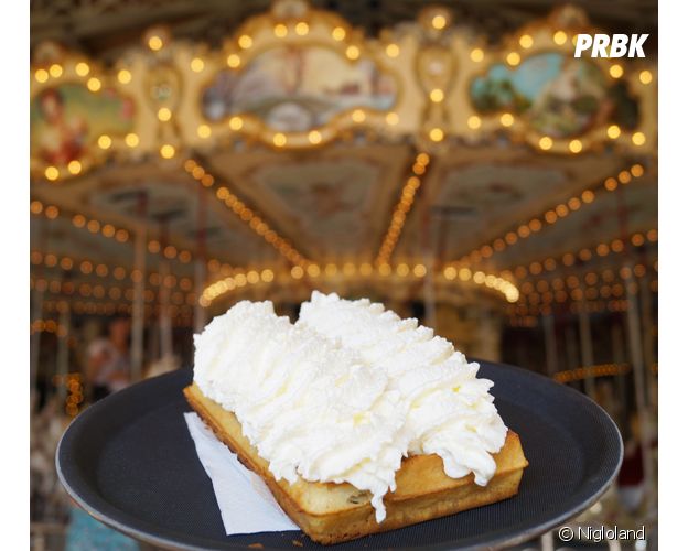 Nigloland te propose de la raclette, des frites, des gaufres, des bonbons... Bref, que des bons trucs