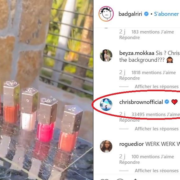 Rihanna met une chanson de Chris Brown pour promouvoir Fenty Beauty : le chanteur réagit