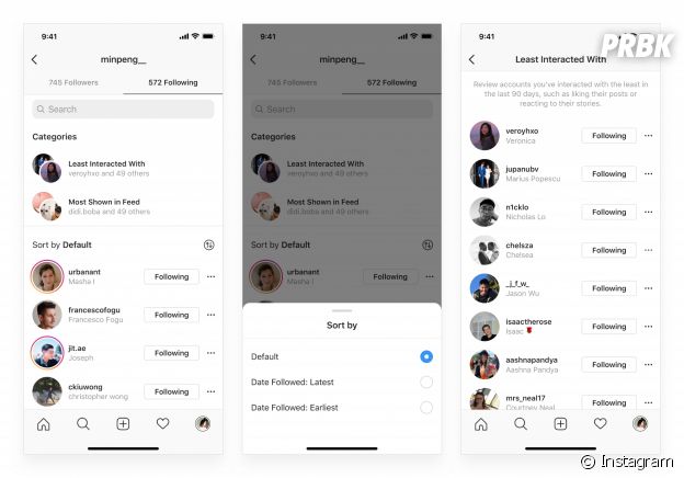 Instagram vous permet maintenant de classer vos abonnements dans des catégories