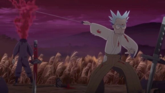 Rick & Morty rend hommage aux anime dans un court-métrage inédit (et sanglant)