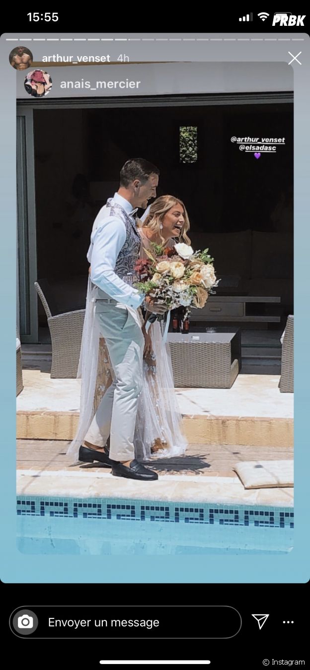 Elsa Dasc et Arthur Venset mariés pour la deuxième fois