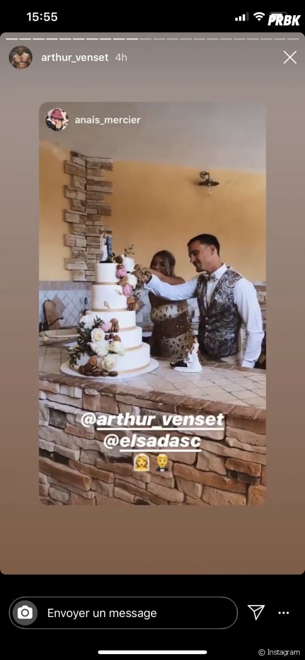 Elsa Dasc et Arthur Venset mariés pour la deuxième fois