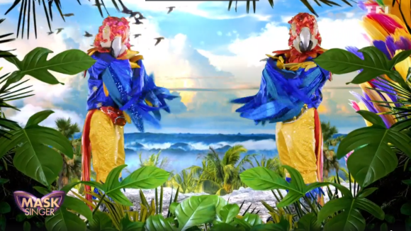 Mask Singer 2 : quelles célébrités derrière les perroquets ? Les indices sur leur identité