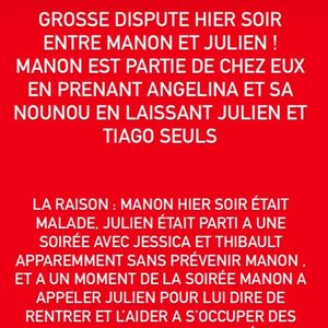 Julien Tanti et Manon Tanti des Marseillais séparés ou en break ? Elle serait partie de leur maison