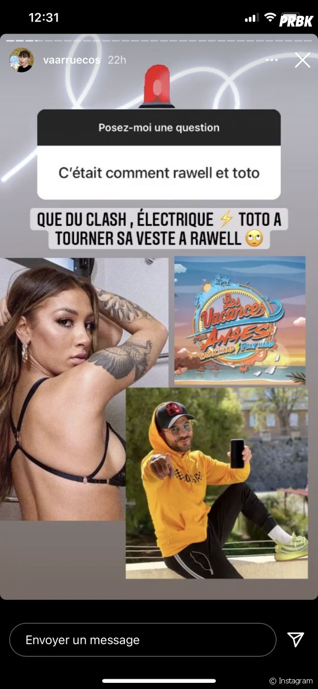 Thomas (Les Vacances des Anges 4) en guerre avec Rawell ?