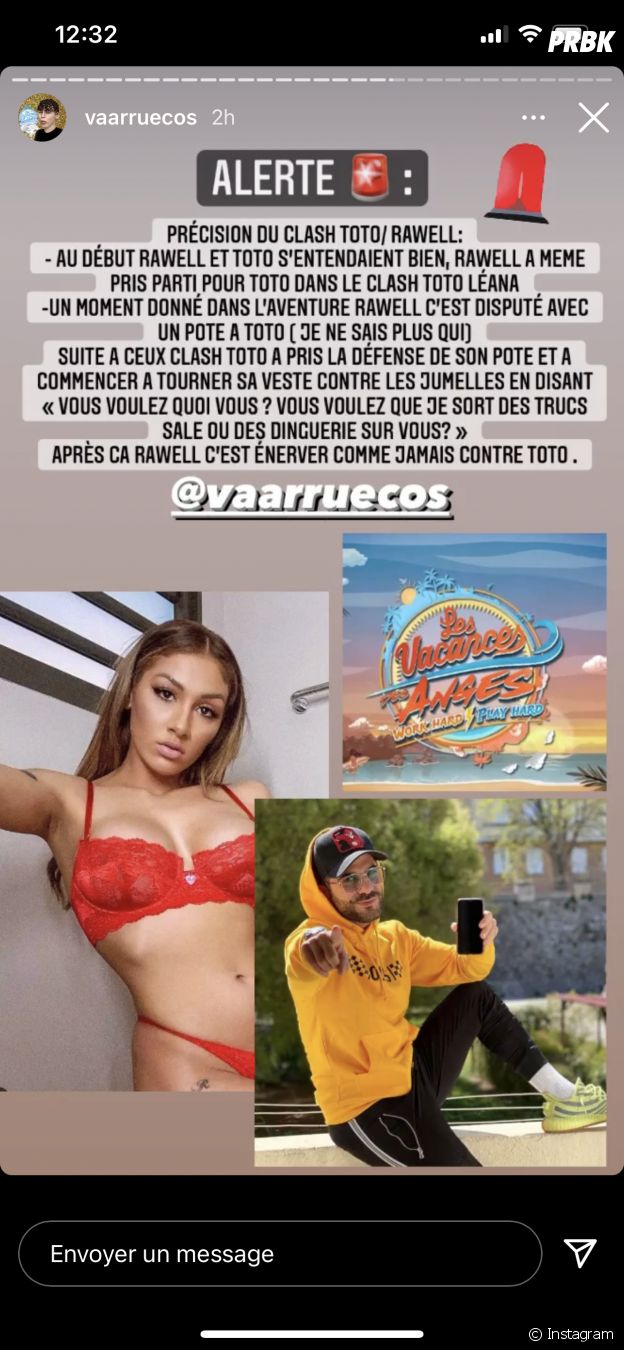 Thomas (Les Vacances des Anges 4) en guerre avec Rawell ?