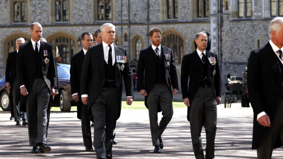 Obsèques du Prince Philip : Harry présent aux côtés de son frère William, Meghan Markle absente