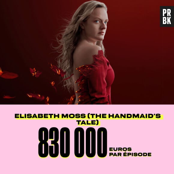 Le salaire d'Elisabeth Moss pour The Handmaid's Tale