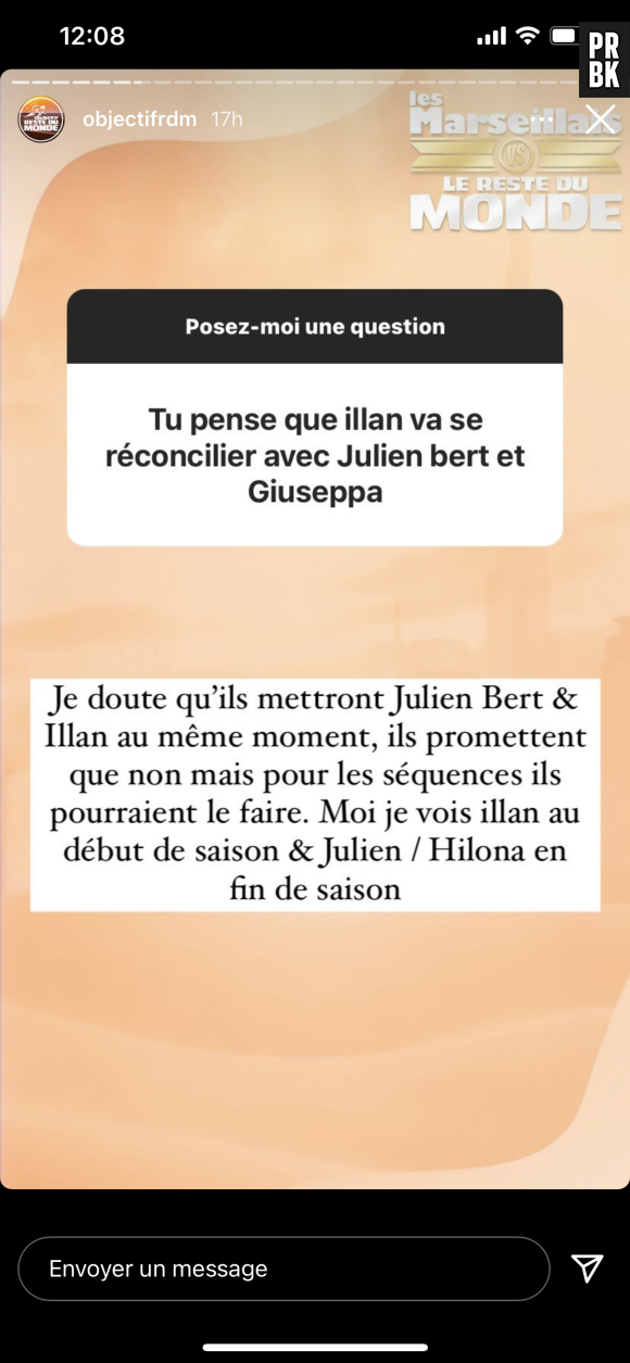 Illan accusé de revenge porn sur Hilona : Julien Bert demande à la prod de choisir pour le cross ?