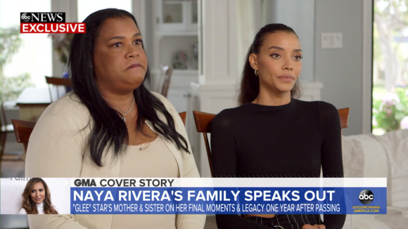 Naya Rivera : bouleversante, sa mère raconte leur dernière discussion le jour du drame