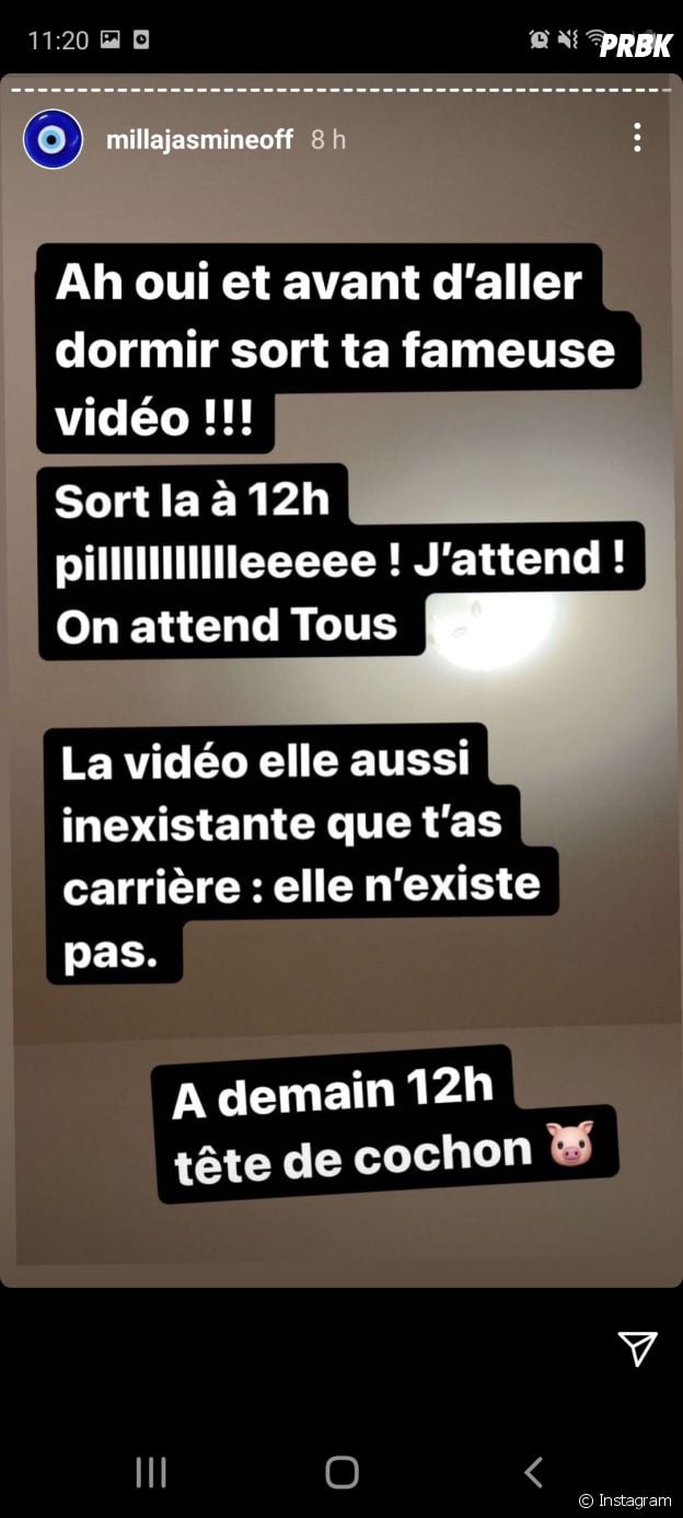 Milla Jasmine Mange Du Caca Milla Jasmine VS Sadek : elle répond à son clash sur les influenceurs, il  la traite d'escort - Purebreak