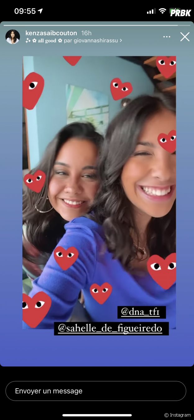 Demain nous appartient : Kenza Saïb-Couton (Soraya) et Sahelle De Figueiredo (Noor)