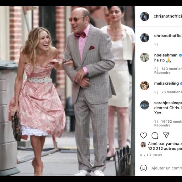 Mort de Willie Garson : les tendres hommages de Sarah Jessica Parker et Chris Noth