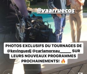 Carla Moreau et Kevin Guedj : des photos du tournage de leur nouvelle émission ont été dévoilées