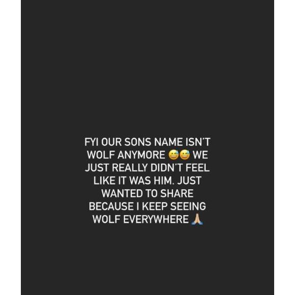 Kylie Jenner et Travis Scott ont changé le prénom de leur fils, il ne s'appelle plus Wolf.
