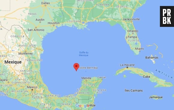 L'île de Bermeja selon Google Maps, l'île volatilisée des cartes à moins qu'elle n'ait jamais existé ?