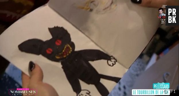 Les dessins d'Alina inquiètent Amandine Pellissard