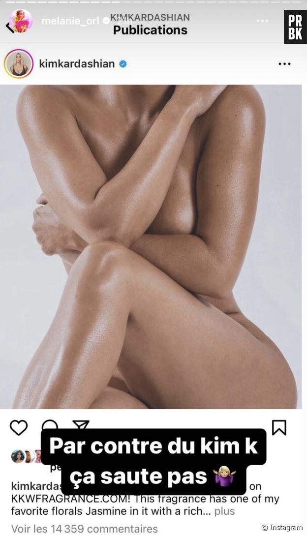 Mélanie Orl ne comprend pas que ses photos soient censurées et pas celles de Kim Kardashian.