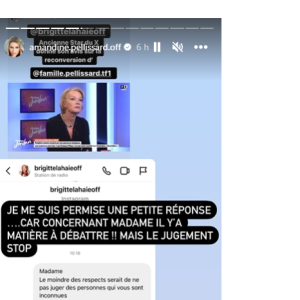 Amandine Pellissard répond après avoir été attaquée par Brigitte Lahaie