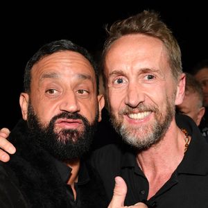 Cyril Hanouna et Philippe Caverivière - Les célébrités assistent au combat international de boxe poids lourd de 10 rounds opposant le français Tony Yoka au français d'origine camerounaise Carlos Takam au Zénith de Paris, France, le 11 mars 2023. © Veeren/Bestimage 