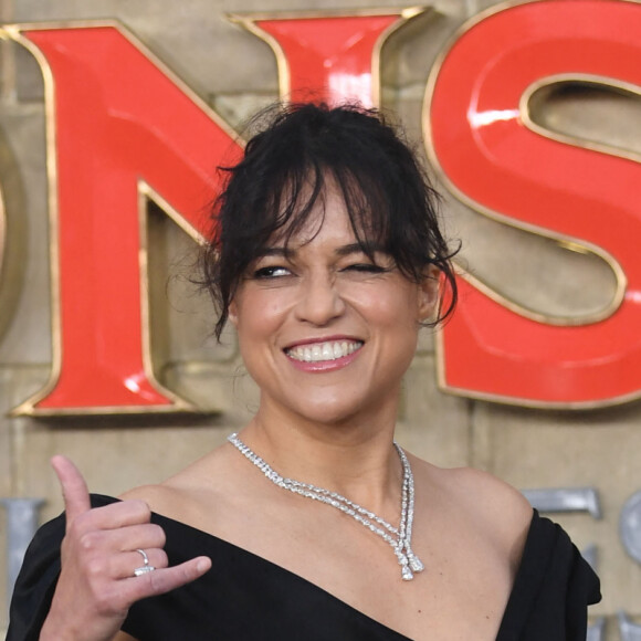 Michelle Rodriguez - Photocall de la première du film Donjons et Dragons : L'Honneur des voleurs au Cineworld à Londres le 23 mars 2023.  