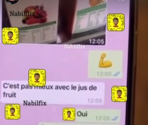 Pour faire passer la pilule, elle l'aurait ensuite servi avec du jus