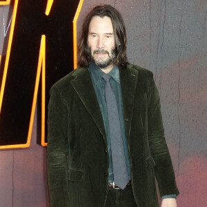 Keanu Reeves à la première du film "John Wick 4" à Londres, le 6 mars 2023. 