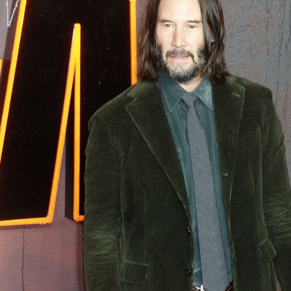Keanu Reeves à la première du film "John Wick 4" à Londres, le 6 mars 2023. 