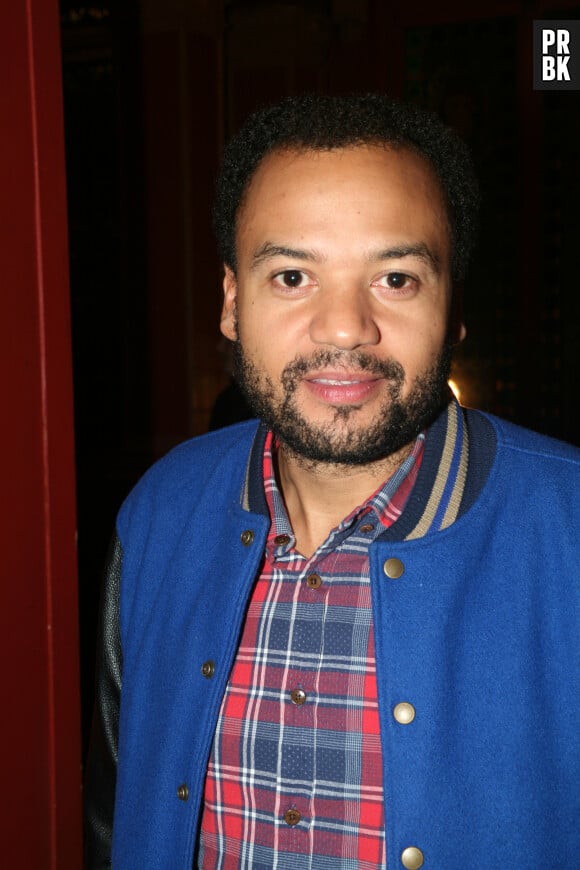 Fabrice Eboué - Première du one-man show de Bernard Mabille au théatre Antoine avec son nouveau spectacle "De la tête aux pieds" à Paris le 5 octobre 2015.