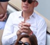 Gilles Bouleau - Les célébrités dans les tribunes des Internationaux de France de Roland Garros, le 28 mai 2022. © MPP / Bestimage 